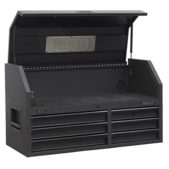 Sealey Topchest 6 Drawer 1030mm with Soft Close Drawers & Power Strip AP4106BE Sealey - Dynamic Drive
