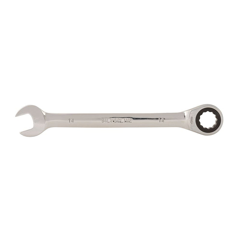 Silverline Fixed Head Ratchet Spanner 14mm Silverline - Dynamic Drive