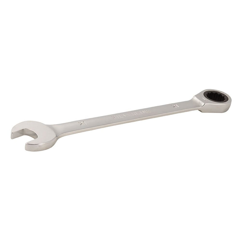 Silverline Fixed Head Ratchet Spanner 21mm Silverline - Dynamic Drive