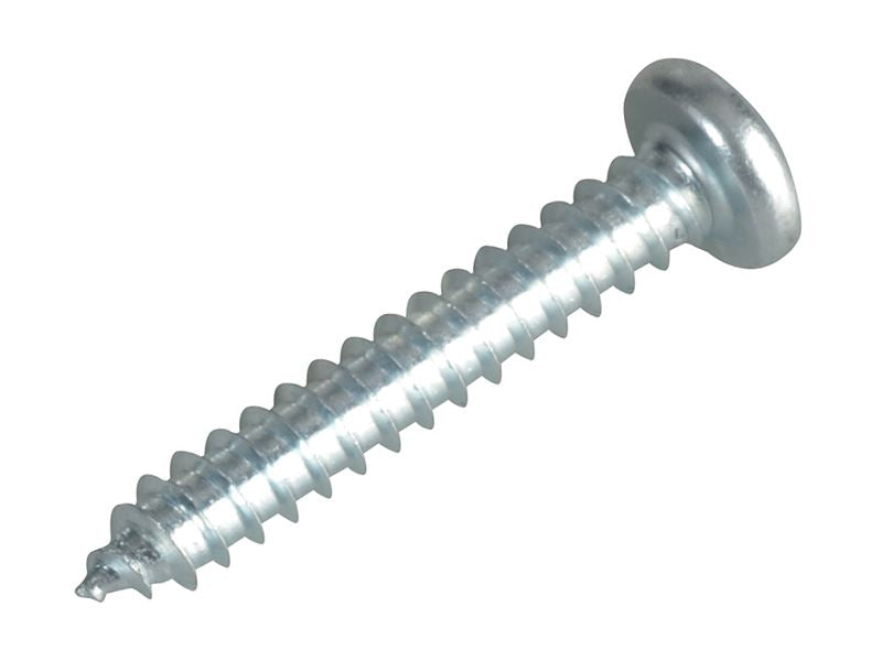 Forgefix Self-Tapping Screw Pozi Compatible Pan Head ZP 1in x 8 ForgePack 25 ForgeFix - Dynamic Drive