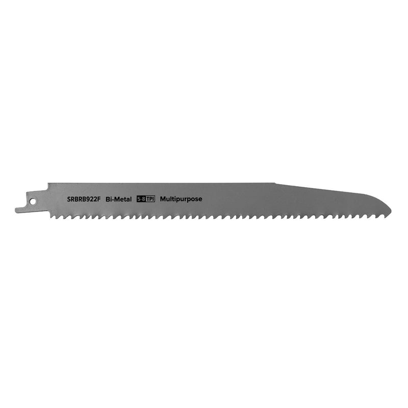Sealey Reciprocating Saw Blade Multipurpose 230mm 5-8tpi Pack of 5 SRBRB922F Sealey - Dynamic Drive