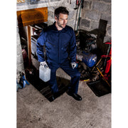 Portwest Polycotton Zip Coverall - Navy - Large (Tall) Portwest - Dynamic Drive
