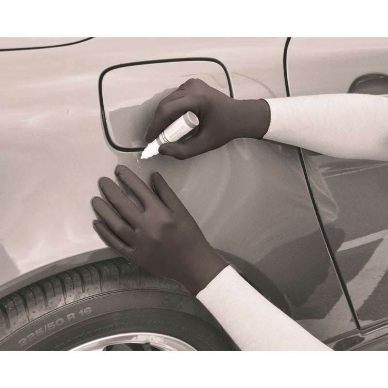 10x Bodyguards Powder Free Black Nitrile Disposable Gloves Small Box of 100 Tattoo Bodyguard - Dynamic Drive