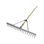 Faithfull Aluminium Landscape Rake Wooden Handle FSC 100% Faithfull - Dynamic Drive