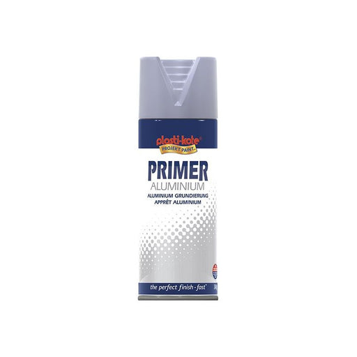 Plastikote Aluminium Primer Spray 400ml PlastiKote - Dynamic Drive