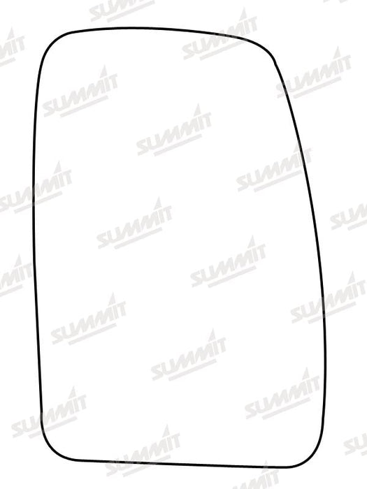 Summit Non-Heated Base Plate With Commercial Mirror Glass fits Renault Master 10 on RHS Summit - Dynamic Drive