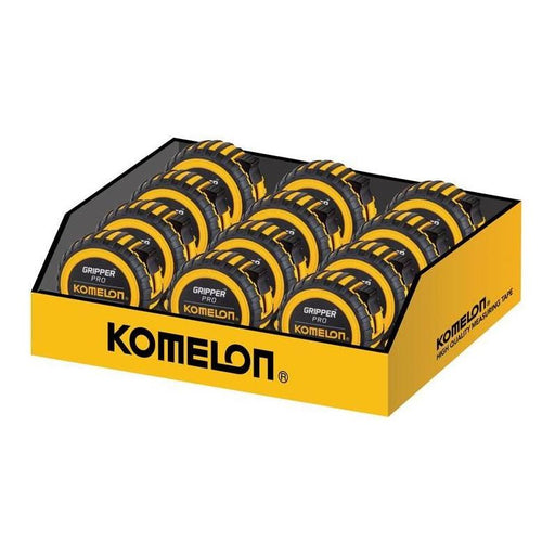 Komelon Gripper™ Tape 5m/16ft (Width 19mm) Display of 12 Komelon - Dynamic Drive