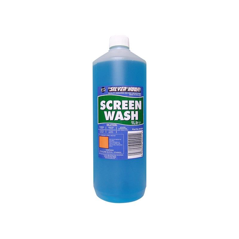 Silverhook Concentrated All Seasons Screen Wash 1 litre Silverhook - Dynamic Drive