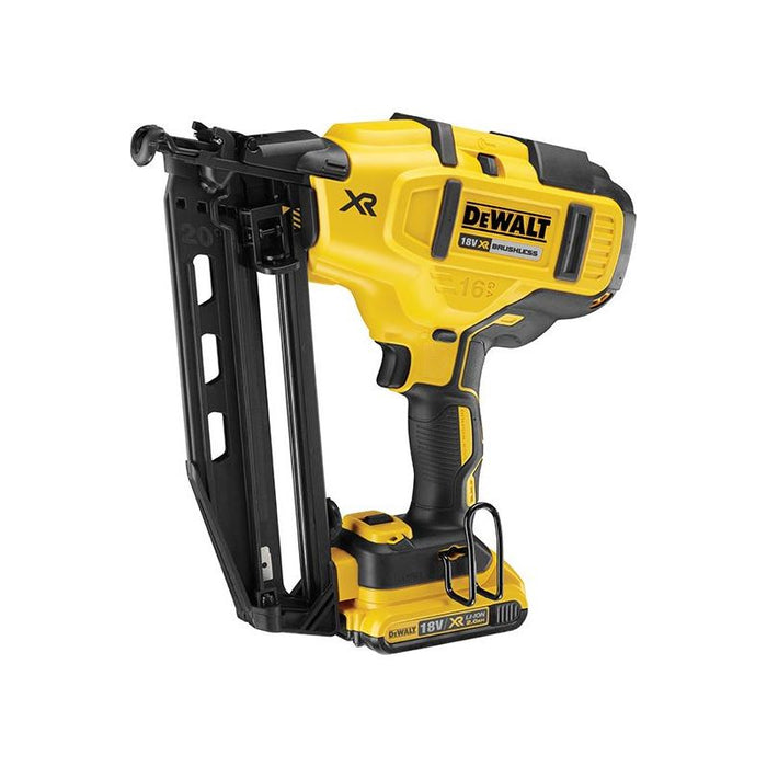 Dewalt Power Tools DCN660D2 Cordless XR Brushless Second Fix Nailer 18V 2 x 2.0Ah Li-ion DeWALT Power Tools - Dynamic Drive