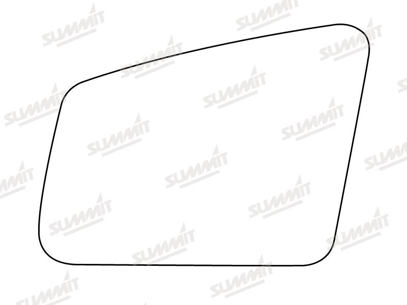 Summit Stick-On Aspheric Mirror Glass fits Mercedes A Class, B Class GLK 11 on LHS Summit - Dynamic Drive