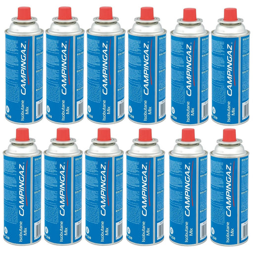 Campingaz CP250 Isobutane Gas Cartridge 12 Pack Campingaz - Dynamic Drive