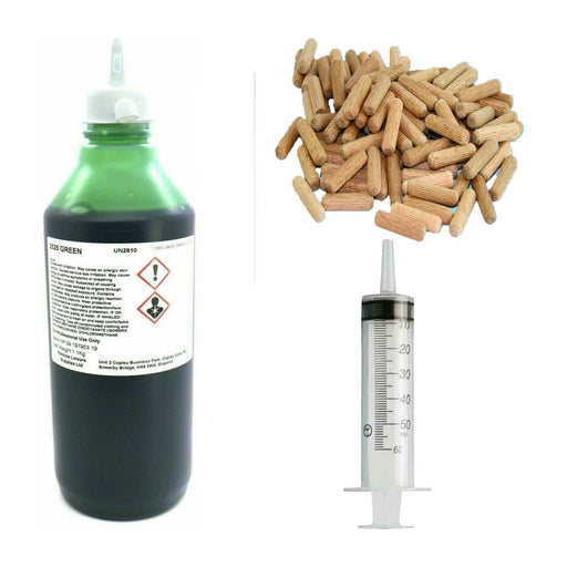 Caravan Spongy Floor Delamination One Shot Poly Adhesive + 100 Dowels + Syringe Powerpart - Dynamic Drive