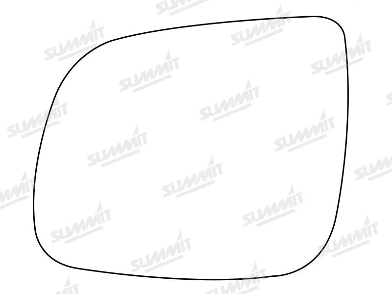 Summit Stick-On Standard Mirror Glass fits VW Touran, Audi Q5 & Q7 LHS Summit - Dynamic Drive