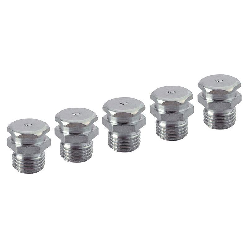 Faithfull Grease Nipple Button 1/4in BSP (Pack 5) Faithfull - Dynamic Drive