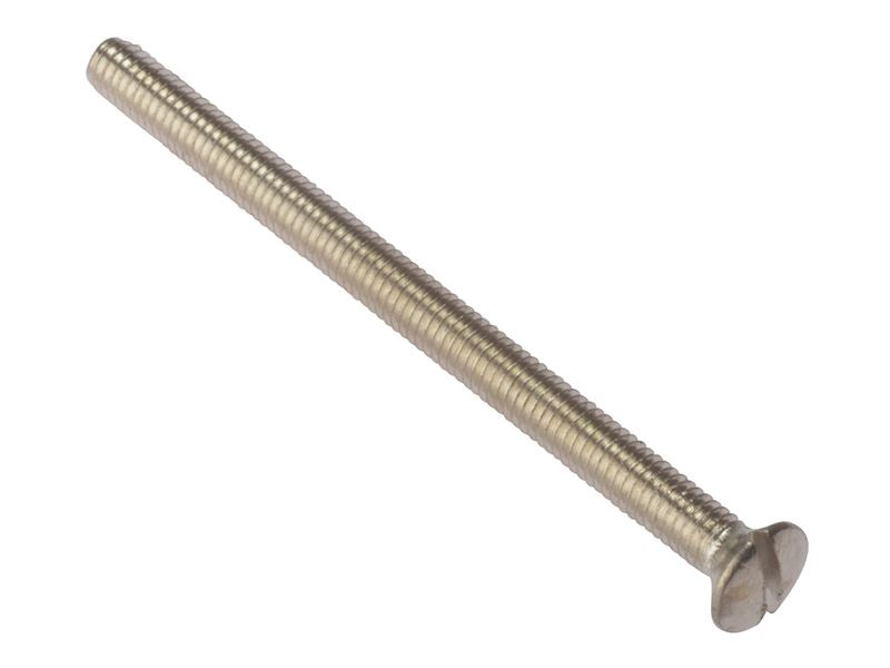 Forgefix Socket Screw Slotted Raised Head Nickel Plated 3.5 x 50mm Bag 100 ForgeFix - Dynamic Drive