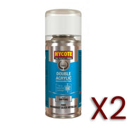 2x Hycote Aerosol Paint for Ford Moondust Silver (Metallic) 150ml Hycote - Dynamic Drive