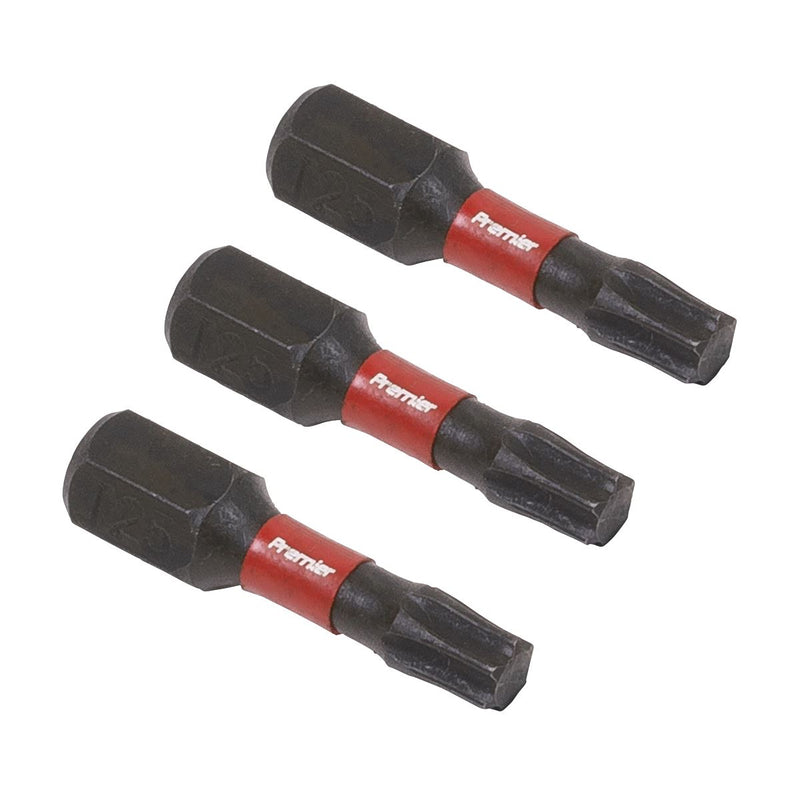Sealey TRX-Star* T25 Impact Power Tool Bits 25mm 3pc AK8218 Sealey - Dynamic Drive