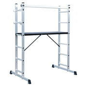 Sealey Aluminium Scaffold Ladder 4-Way EN 131 ASCL2 Sealey - Dynamic Drive