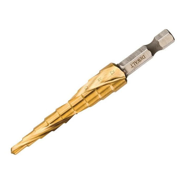 Dewalt Power Tools Extreme Step Drill Bit 6-12mm DeWALT Power Tools - Dynamic Drive