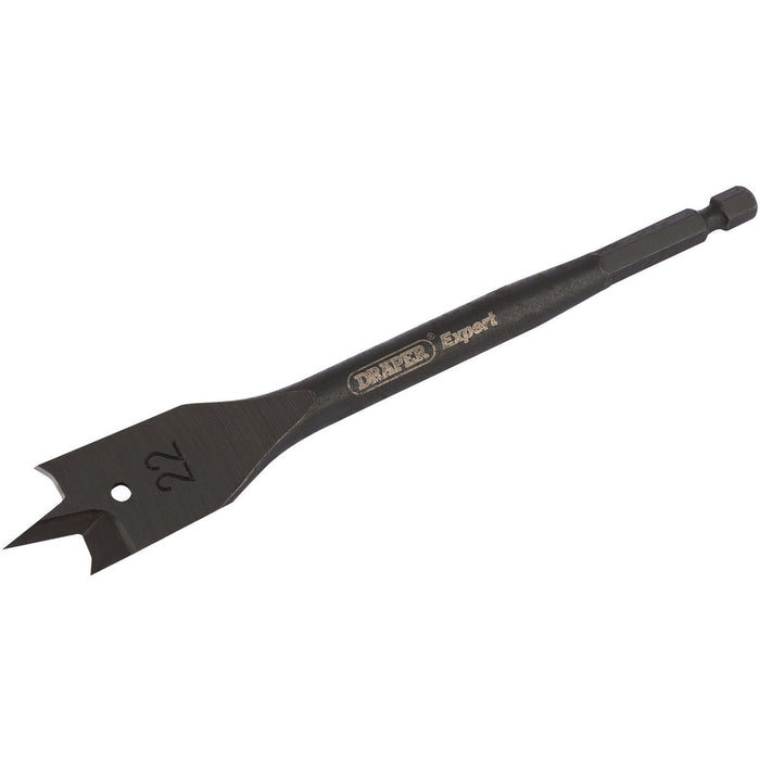 Draper Expert Flat Wood Bit, 22mm 17433 Draper - Dynamic Drive