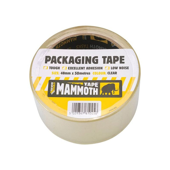 Everbuild Sika Retail/Labelled Packaging Tape 48mm x 50m Clear Everbuild Sika - Dynamic Drive
