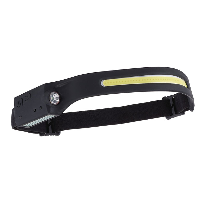 Draper COB LED Rechargeable 2-in-1 Head Torch with Wave Sensor, 3W, USB-C Cable Draper - Dynamic Drive