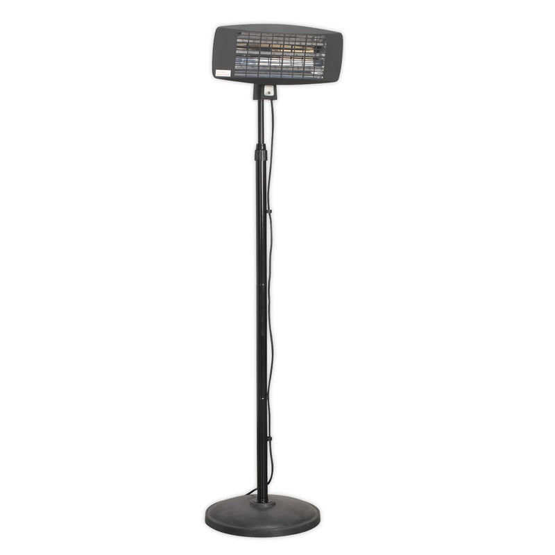 Sealey Infrared Quartz Patio Heater 2000W/230V with Telescopic Floor Stand Sealey - Dynamic Drive