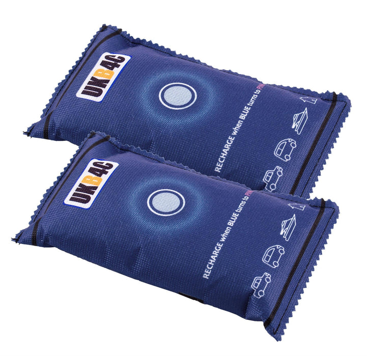 2x Car Home Dehumidifier Large Dry Bag Moisture Killer Absorber Pad Reusable Microwave UKB4C - Dynamic Drive