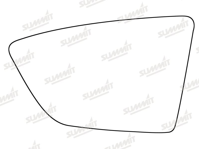 Summit Heated Base Plate With Standard Mirror Glass fits Seat Leon 12 on LHS Summit - Dynamic Drive
