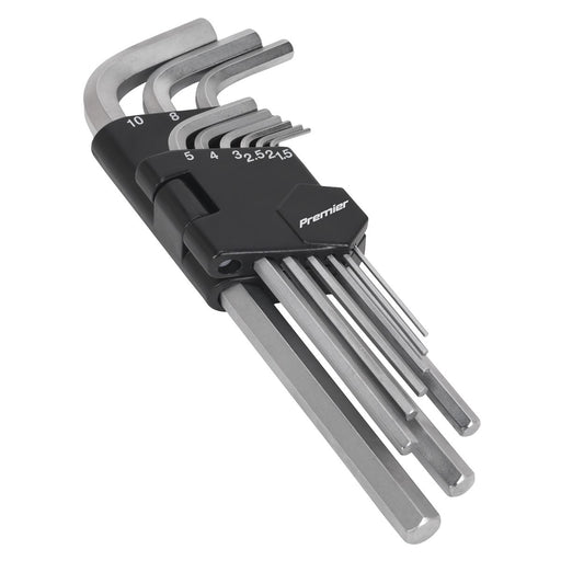 Sealey Hex Key Set 9pc Long Metric AK7136 Sealey - Dynamic Drive