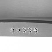 Baridi Curved Glass Cooker Hood Carbon Filters & LED Lights 60cm Stainless Steel Baridi - Dynamic Drive