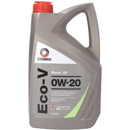 Comma - Eco-V Motor Oil Car Engine Performance 0W-20 Fully Synthetic FS - 5L Comma  - Dynamic Drive