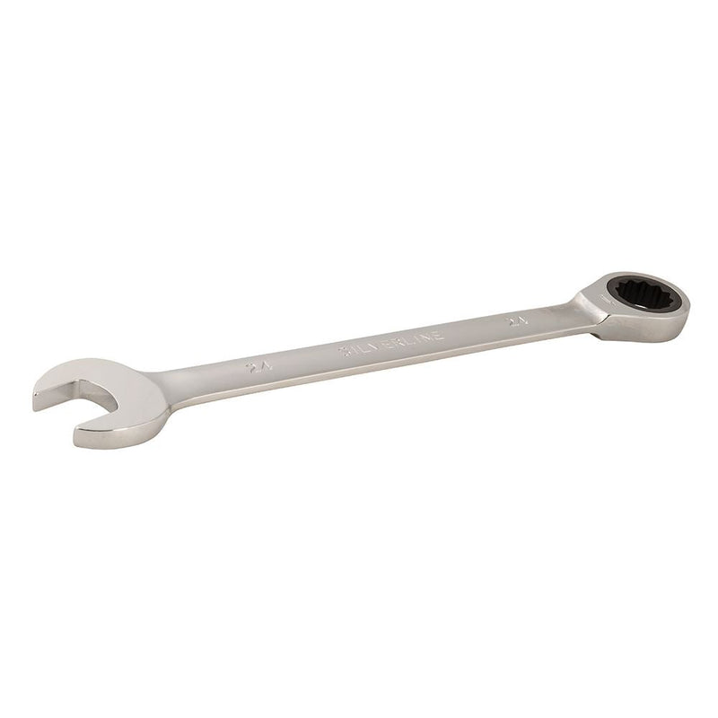 Silverline Fixed Head Ratchet Spanner 24mm Silverline - Dynamic Drive