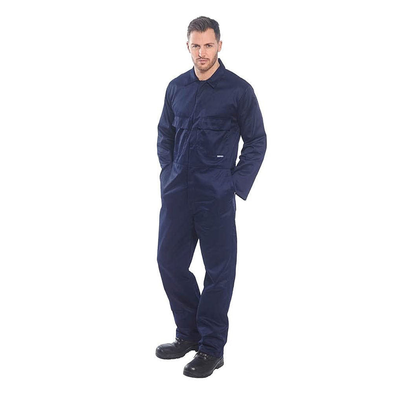 Portwest Euro Work Coverall - Navy - Small Portwest - Dynamic Drive