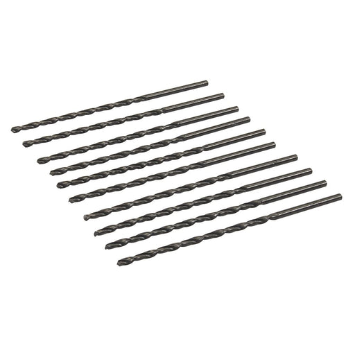 Silverline Metric HSS-R Long Series Bits 10pk 3.0 x 100mm 675042 Silverline  - Dynamic Drive