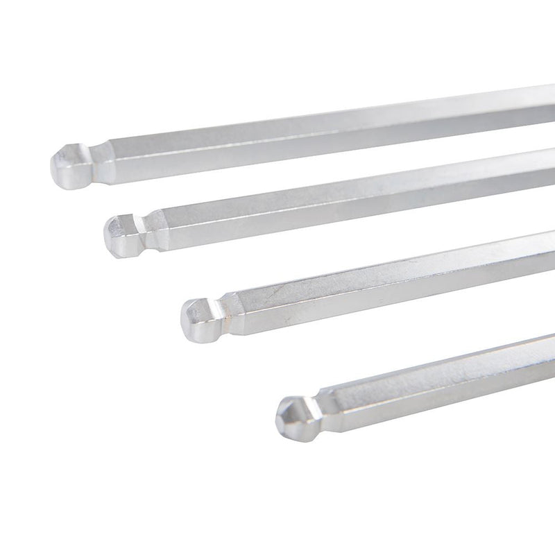 Silverline Extra-Long Hex Key Ball End Set 10pce 3 - 17mm Silverline - Dynamic Drive