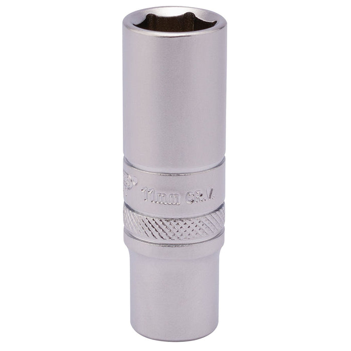 Draper 6 Point Deep Socket, 1/4" Sq. Dr., 11mm 82140 Draper - Dynamic Drive