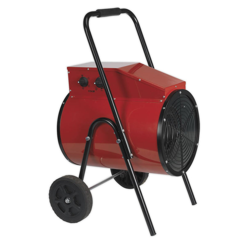 Sealey Industrial Fan Heater 15kW 415V 3ph EH15001 Sealey - Dynamic Drive