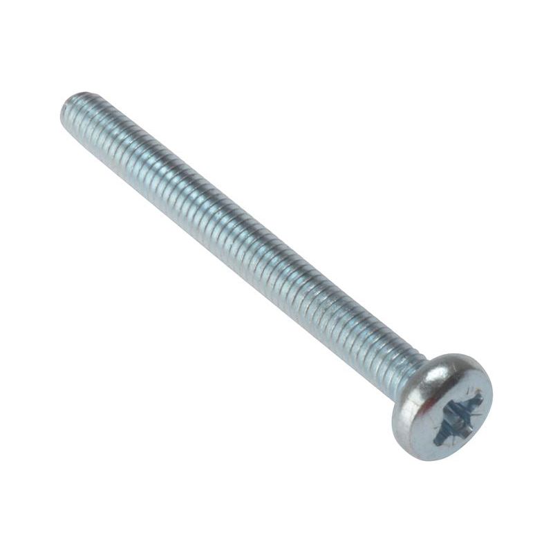 Forgefix Machine Screw Pozi Compatible Pan Head ZP M4 x 30mm Bag 25 ForgeFix - Dynamic Drive