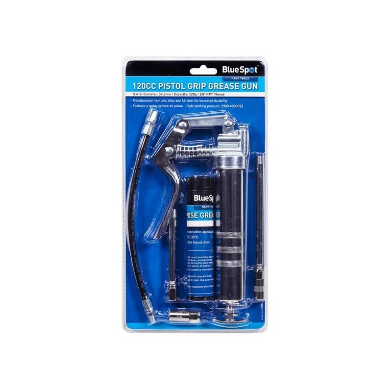 Bluespot Tools 120cc Pistol Grip Grease Gun BlueSpot Tools - Dynamic Drive