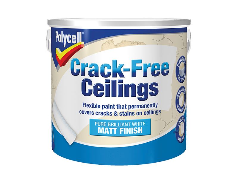 Polycell Crack-Free Ceilings Smooth Matt 2.5 litre Polycell - Dynamic Drive