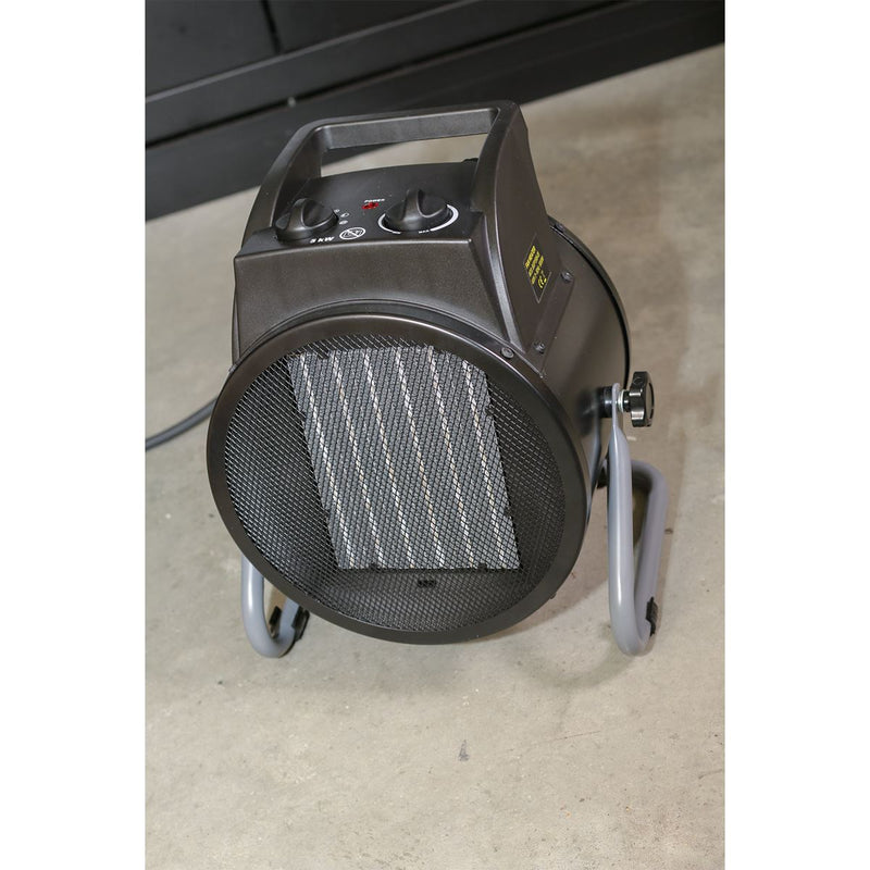 Sealey Industrial PTC Fan Heater 5000W 415V 3ph PEH5001 Sealey - Dynamic Drive