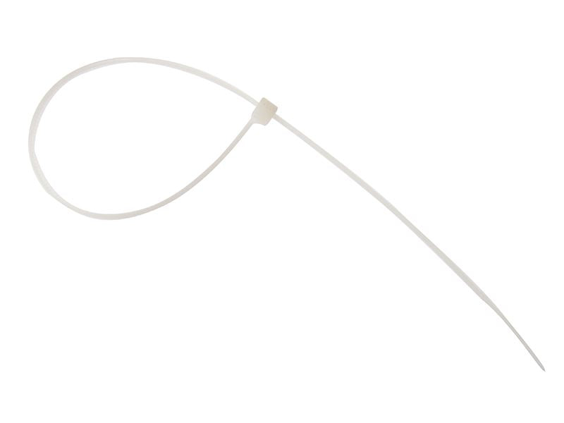 Forgefix Cable Tie Natural/Clear 7.6 x 380mm (Bag 100) ForgeFix - Dynamic Drive
