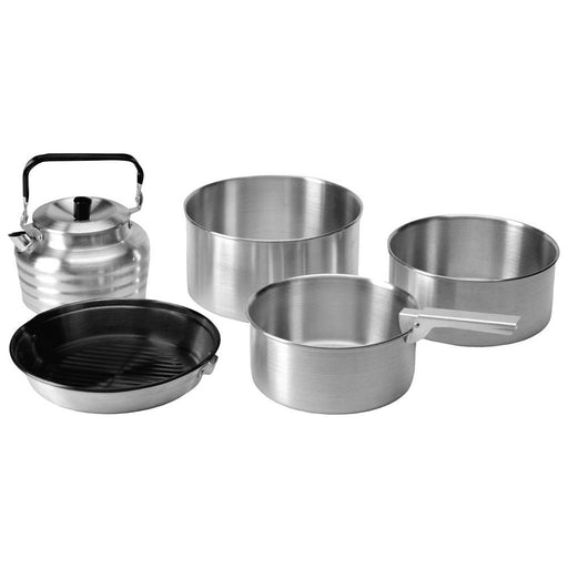 Vango Cook Set - Aluminium Camping Cookware Set - Silver Vango - Dynamic Drive