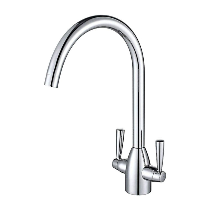 AG Fornham Twin Lever Kitchen / Galley Monoblock Mixer Tap Chrome AG - Dynamic Drive