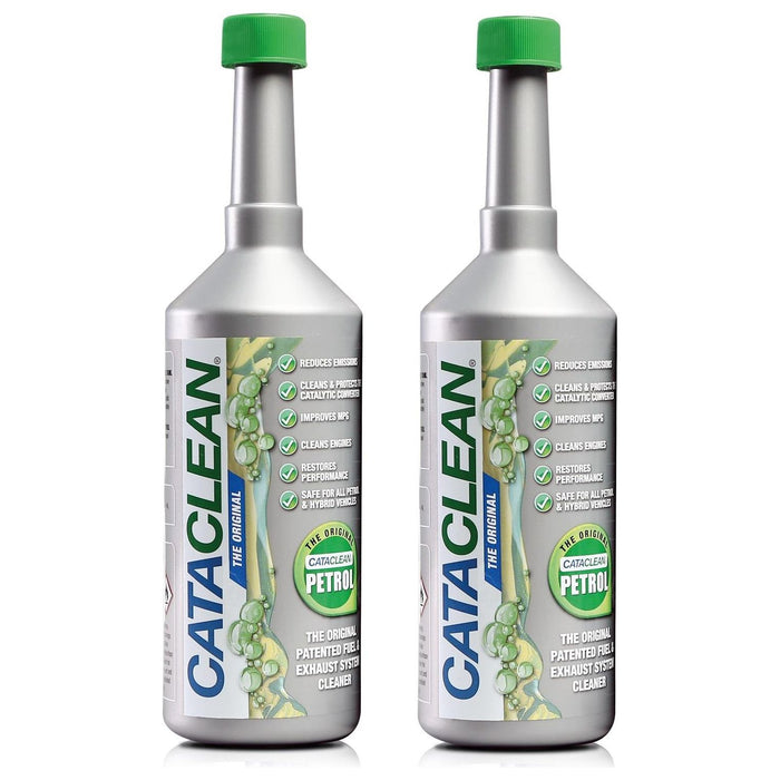 2x Cataclean Petrol Complete Fuel & Exhaust Catalytic Converter Cleaner 500ml Cataclean - Dynamic Drive