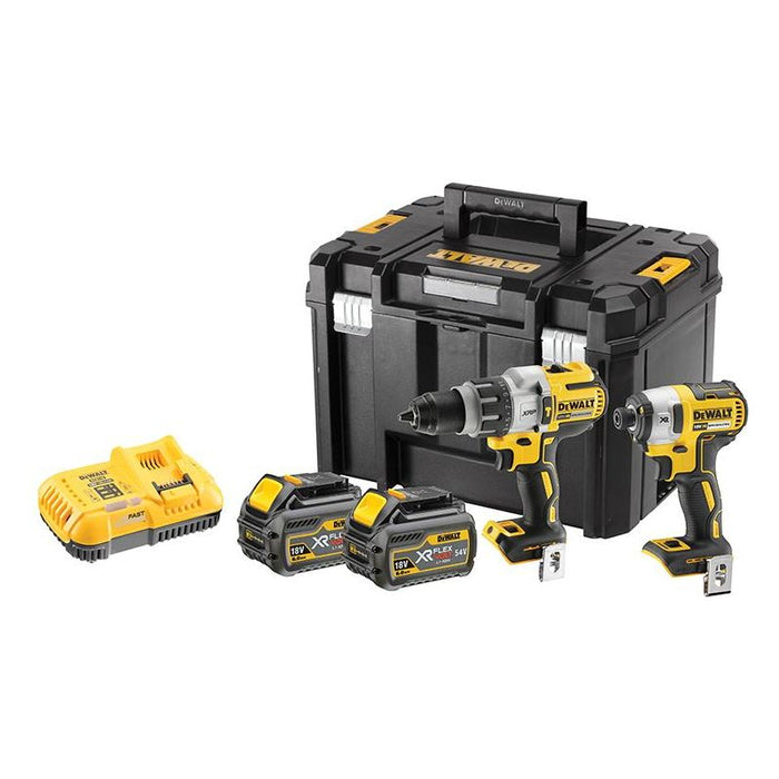 Dewalt Power Tools DCK276T2T FlexVolt XR Twin Pack 18V 2 x 18/54V 6.0/2.0Ah Li-ion DeWALT Power Tools - Dynamic Drive