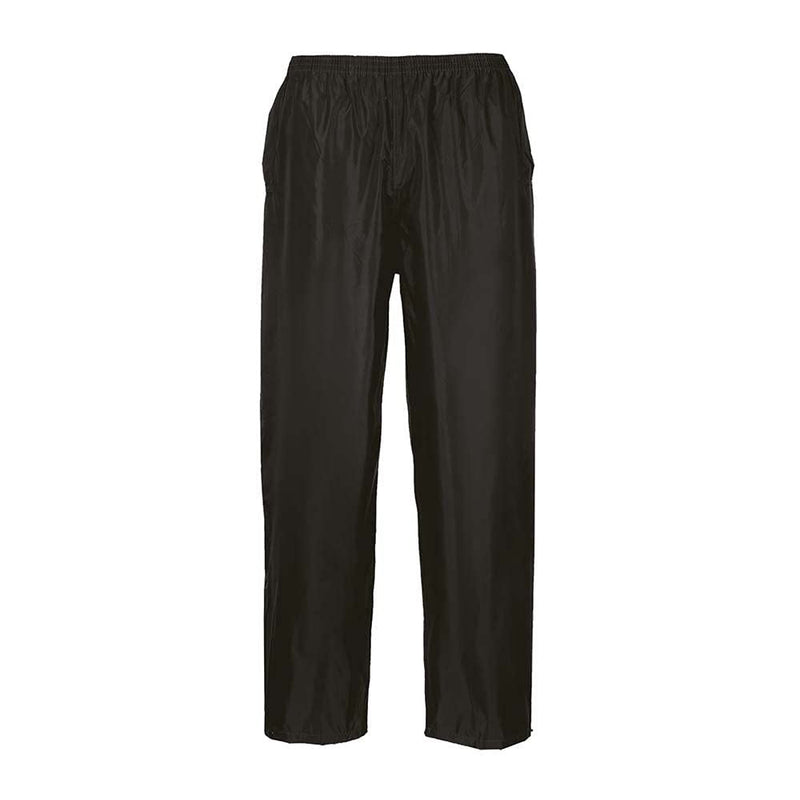 Portwest Classic Rain Trousers - Black - Large (Regular) Portwest - Dynamic Drive