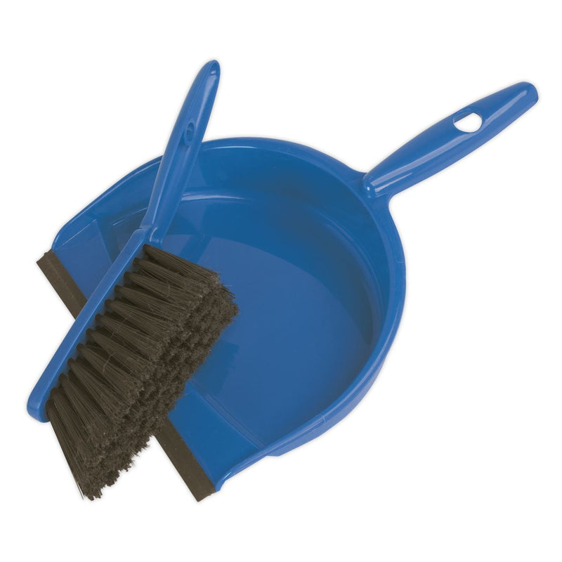 Sealey Dustpan & Brush Set Composite BM04 Sealey - Dynamic Drive