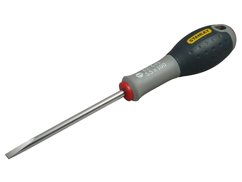 Stanley® Hand Tools FatMax® Stainless Steel Screwdriver Parallel Tip 5.5 x 100mm STANLEY® Hand Tools - Dynamic Drive